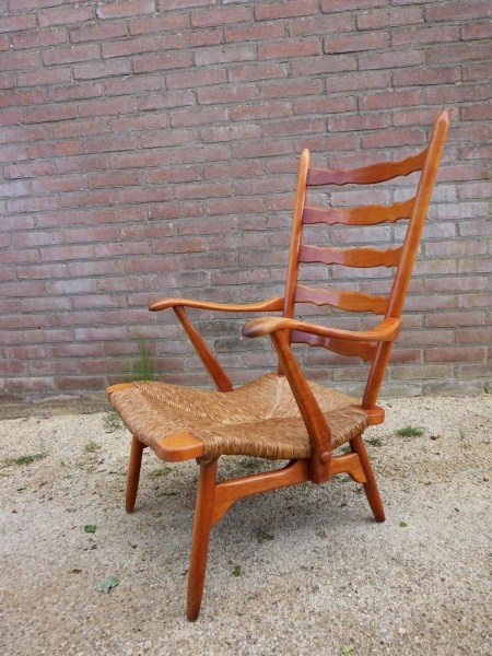 vintage-lounge-chair-armstoel-De Ster-Gelderland-Dutch-design-stoel-riet-rush-armchair-chair-Paolo-Buffa-00007